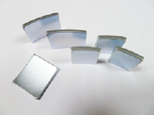 Kundenspezifische geformte Magneten Zn-Beschichtungs-Bogen NdFeB-Magnet-N35-N52 ISO14001