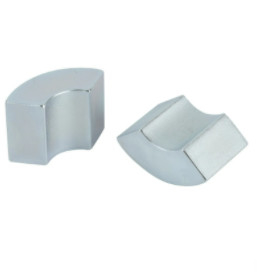 Kundenspezifische geformte Magneten Zn-Beschichtungs-Bogen NdFeB-Magnet-N35-N52 ISO14001