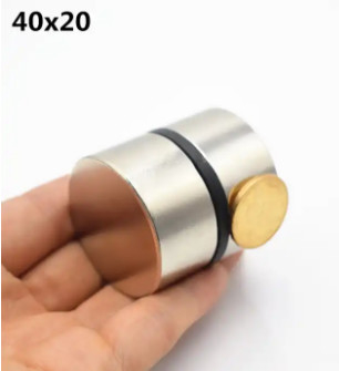 N52 40 x 20 mm, superstarker, runder, seltener Erden, leistungsstarker Lautsprecherscheiben-NdFeB-Magnet