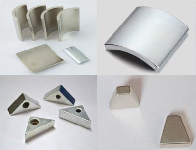 Generator-Neodym-Magnet-Ni-Cu-Ni-Beschichtungs-Bogen NdFeB-Magnet der hohen Leistung